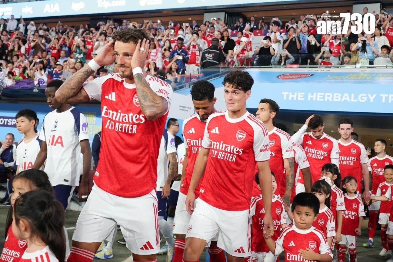 熱刺友賽1:0擊敗阿仙奴。(吳康琦攝)